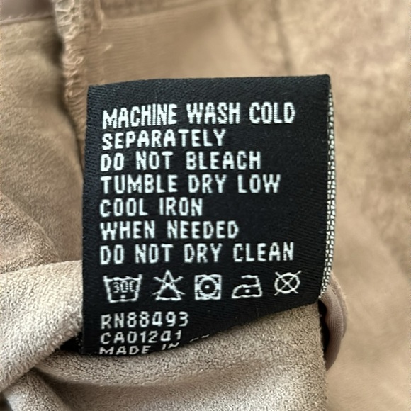 BNCI by Blanc Noir Faux Suede Jacket, size XS - Picture 10 of 10